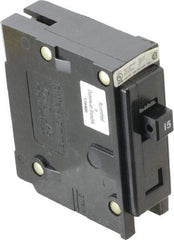 Eaton Cutler-Hammer - 15 Amp, 120/240 VAC, 24 VDC, 48 VDC, 80 VDC, 1 Pole, Plug In Miniature Circuit Breaker - Thermal Magnetic Trip, 14-4 AWG, 2-3/8 Inch Deep x 2-15/16 Inch High x 1 Inch Wide - Industrial Tool & Supply