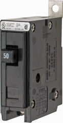 Eaton Cutler-Hammer - 50 Amp, 120/240 VAC, 24 VDC, 48 VDC, 80 VDC, 1 Pole, Bolt On Miniature Circuit Breaker - Thermal Magnetic Trip, 14-4 AWG, 2-3/8 Inch Deep x 2-15/16 Inch High x 1 Inch Wide - Industrial Tool & Supply