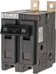 Eaton Cutler-Hammer - 70 Amp, 120/240 VAC, 24 VDC, 48 VDC, 80 VDC, 2 Pole, Bolt On Miniature Circuit Breaker - Thermal Magnetic Trip, 8-1/0 AWG, 2-3/8 Inch Deep x 2-15/16 Inch High x 2 Inch Wide - Industrial Tool & Supply