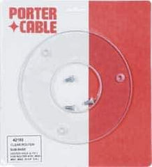 Porter-Cable - 5-3/4" OD, Router Round Sub Base - For Use with Routers Model 690, 693, 891, 892, 864 & 895 - Industrial Tool & Supply