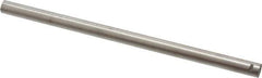 Eclipse - 6" Long x 19/64" Diam, Alnico Round Bar Magnet - Notched, 1,022°Fahrenheit Max Operating Temp - Industrial Tool & Supply