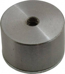 Eclipse - 1-1/4" Diam, 1/4-20 Thread, 7.5 Lb Average Pull Force, Alnico Pot Magnets - 220°C Max Operating Temp, 3/4" High - Industrial Tool & Supply