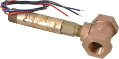 Dwyer - 2,000 psi, Brass Housing, Dwyer Flowtect Flow Switch - Model V6 - Industrial Tool & Supply