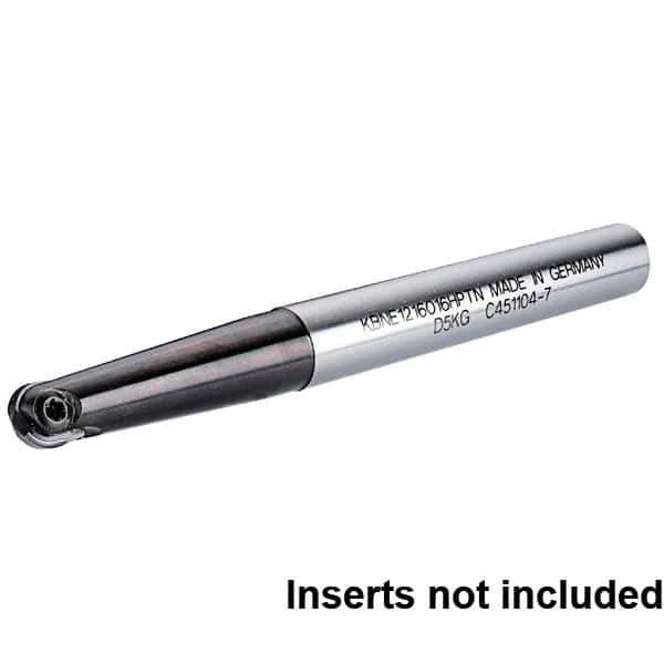 Kennametal - 3/4" Cut Diam, 1" Shank Diam, 7.48" OAL, Indexable Ball Nose End Mill - Industrial Tool & Supply