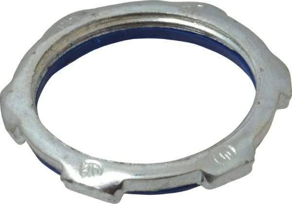 Cooper Crouse-Hinds - 1-1/4" Trade, Steel Threaded Rigid/Intermediate (IMC) Conduit Locknut - Noninsulated - Industrial Tool & Supply