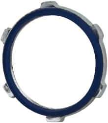 Cooper Crouse-Hinds - 1-1/2" Trade, Steel Threaded Rigid/Intermediate (IMC) Conduit Locknut - Noninsulated - Industrial Tool & Supply