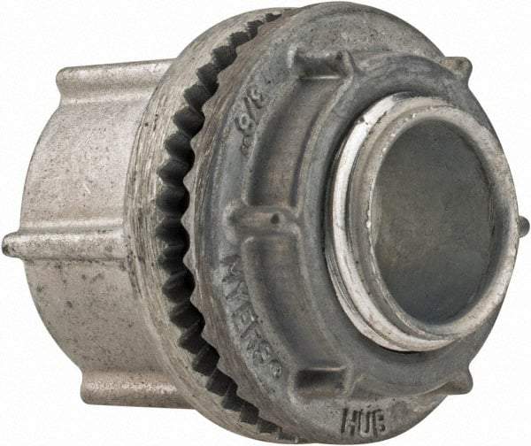 Cooper Crouse-Hinds - 3/8" Trade, Zinc Threaded Rigid/Intermediate (IMC) Conduit Hub - Noninsulated - Industrial Tool & Supply