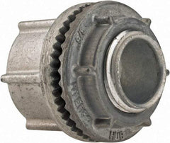 Cooper Crouse-Hinds - 3/8" Trade, Zinc Threaded Rigid/Intermediate (IMC) Conduit Hub - Noninsulated - Industrial Tool & Supply