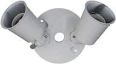 Cooper Crouse-Hinds - 3 Outlet, Powder Coat Finish, Round Noncorrosive Weatherproof Box Cover - 11" Long x 4-1/4" Wide x 5-1/8" High, Aluminum, UL Listed - Industrial Tool & Supply