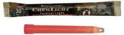 Cyalume - 10 Piece High Intensity Red Chemical Lightstick - 6 Inch Long, 30 Minutes Illumination Time, Nonflammable, Nontoxic and Waterproof, Snap and Shake Activation Method - Industrial Tool & Supply
