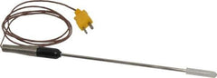 Fluke - Electrical Test Equipment Probe - Use with K-Type Thermometers - Industrial Tool & Supply