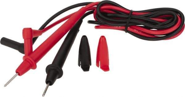 Fluke - Black/Red Electrical Test Equipment Leads - Use with General Purpose - Industrial Tool & Supply