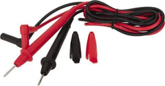 Fluke - Black/Red Electrical Test Equipment Leads - Use with General Purpose - Industrial Tool & Supply