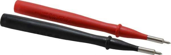 Fluke - Black/Red Electrical Test Equipment Probe - Use with IEC Electrical Wall Outlets - Industrial Tool & Supply
