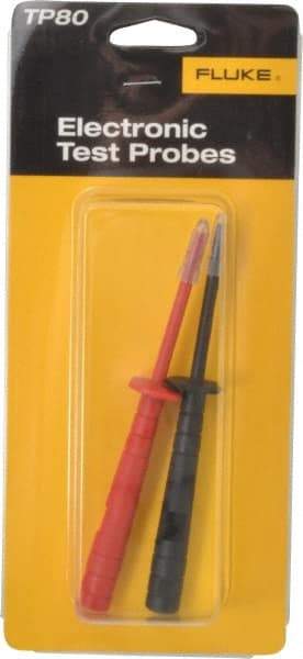 Fluke - Black/Red Electrical Test Equipment Probe - Use with TL222, TL224 Test Lead - Industrial Tool & Supply
