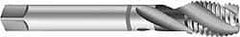 Emuge - #4-48 UNF, 3 Flute, 45° Helix, Bottoming Chamfer, Bright Finish, Cobalt Spiral Flute STI Tap - Right Hand Flute, 2.205" OAL, 0.141" Shank Diam, 0.472" Thread Length, 3B Class of Fit, Series Enorm Z - Exact Industrial Supply