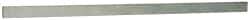 Precision Brand - 12" Long x 1/2" High x 3/16" Wide, Zinc-Plated Key Stock - Low Carbon Steel - Industrial Tool & Supply