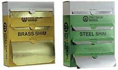 Precision Brand - 4 Piece, 50 Inch Long x 6 Inch Wide x 0.001 to 0.005 Inch Thick, Assortment Roll Shim Stock - Brass, 0.001 to 0.005 Inch Thick - Industrial Tool & Supply