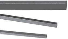 Precision Brand - 12" Long, Plain Key Stock Assortment - Low Carbon Steel - Industrial Tool & Supply
