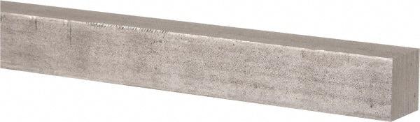 Precision Brand - 12" Long x 5/8" High x 5/8" Wide, Plain Key Stock - Low Carbon Steel - Industrial Tool & Supply