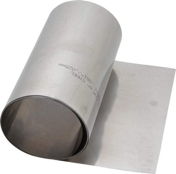Precision Brand - 15 Ft. Long x 6 Inch Wide x 0.001 Inch Thick, Roll Shim Stock - Steel - Industrial Tool & Supply
