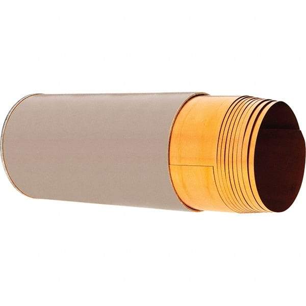 Precision Brand - 100 Inch Long x 6 Inch Wide x 0.01 Inch Thick, Roll Shim Stock - Copper - Industrial Tool & Supply