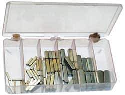 Precision Brand - Key & Keyway Assortments Type: Key Stock Number of Pieces: 58 - Industrial Tool & Supply