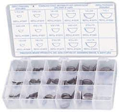 Precision Brand - Key & Keyway Assortments Type: Woodruff Keys Number of Pieces: 66 - Industrial Tool & Supply