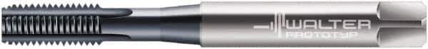 Walter-Prototyp - 5/16-18 UNC 2B 4 Flute TiCN Finish Powdered Metal Straight Flute Machine Tap - Modified Bottoming, Right Hand Thread, 89.99mm OAL, 18.01mm Thread Length, Oversize, Through Coolant - Exact Industrial Supply