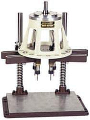 Procunier - 6 Inch Base Diameter, Round Base, Multiple Tapping Attachment - 10 Drivers, 1:1 Gear Ratio, For Use with 23000 Tappers, 29020-29037 and 29053 Machines - Exact Industrial Supply