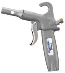 Guardair - 120 Max psi Safety Shield Safety Air Gun - 1/4 NPT, 2" Tube Length, Aluminum - Industrial Tool & Supply