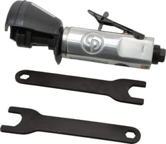 Chicago Pneumatic - 2-7/8" Wheel Diam, 20,000 RPM, Pneumatic Cutoff & Cutoff-Grinder Tool - Straight Handle, 1/4" Inlet - Industrial Tool & Supply