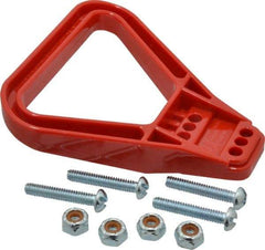 Made in USA - Red Battery Connector Handle - For Use with 175A Modular Connectors - Industrial Tool & Supply