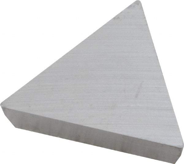 Kennametal - TPG431 Grade K68 Carbide Turning Insert - Uncoated, 60° Triangle, 1/2" Inscr Circle, 3/16" Thick, 1/64" Corner Radius - Industrial Tool & Supply
