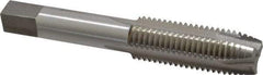 Interstate - M16x2.00 Metric Coarse, 3 Flute, Bright Finish, High Speed Steel Spiral Point Tap - Plug Chamfer, Right Hand Thread, 3-13/16" OAL, 1-13/16" Thread Length, 6H Class of Fit - Exact Industrial Supply