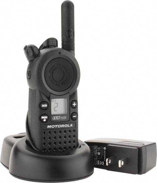 Motorola - 200,000 Sq Ft Range, 4 Channel, 1 Watt, Series CLS, Professional Two Way Radio - UHF Band, Lithium-Ion Battery, 12 hr Life, 5.8" High x 2" Wide x 1.1" Deep, Cloning, Low Battery Alerts - Industrial Tool & Supply