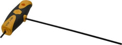 Wiha - 3/32" Hex, T-Handle Cushion Grip, Hex Key - 5-29/32" OAL, Inch System of Measurement - Industrial Tool & Supply