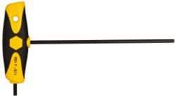 Wiha - 1/8" Hex, T-Handle Cushion Grip, Hex Key - 5-29/32" OAL, Inch System of Measurement - Industrial Tool & Supply