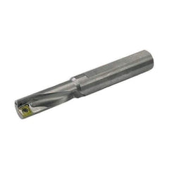Allied Machine and Engineering - 1.42" Max Drill Depth, 3xD, 14mm Diam, Indexable Insert Drill - 1 Insert, 5/8" Shank Diam, Straight Shank - Industrial Tool & Supply