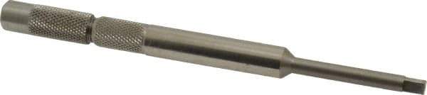 Made in USA - #12 Inch Tap, 5 Inch Overall Length, 3/8 Inch Max Diameter, Tap Extension - 0.22 Inch Tap Shank Diameter, 0.194 Inch Extension Shank Diameter, 0.152 Inch Extension Square Size, 1 Inch Tap Depth, Tool Steel - Exact Industrial Supply