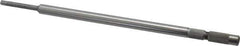 Made in USA - M4.5 to #10 Inch Tap, 9 Inch Overall Length, 3/8 Inch Max Diameter, Tap Extension - 0.194 Inch Tap Shank Diameter, 0.194 Inch Extension Shank Diameter, 0.152 Inch Extension Square Size, 1 Inch Tap Depth, Tool Steel - Exact Industrial Supply