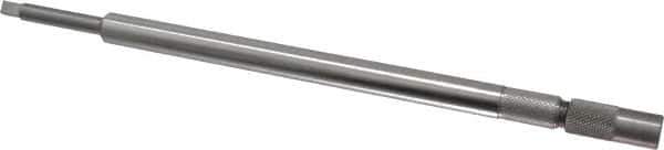 Made in USA - 1/4 Inch Tap, 9 Inch Overall Length, 7/16 Inch Max Diameter, Tap Extension - 0.255 Inch Tap Shank Diameter, 0.255 Inch Extension Shank Diameter, 0.191 Inch Extension Square Size, 1 Inch Tap Depth, Tool Steel - Industrial Tool & Supply