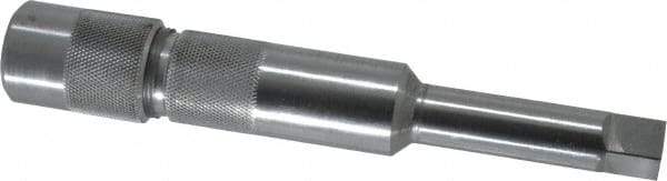 Made in USA - 1/4 Pipe Inch Tap, 6 Inch Overall Length, 7/8 Inch Max Diameter, Tap Extension - 9/16 Inch Tap Shank Diameter, 9/16 Inch Extension Shank Diameter, 0.42 Inch Extension Square Size, Tool Steel - Exact Industrial Supply