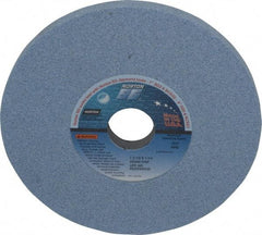 Norton - 7" Diam x 1-1/4" Hole x 1/2" Thick, I Hardness, 60 Grit Surface Grinding Wheel - Ceramic, Type 1, Medium Grade, 3,600 Max RPM, Vitrified Bond, No Recess - Industrial Tool & Supply