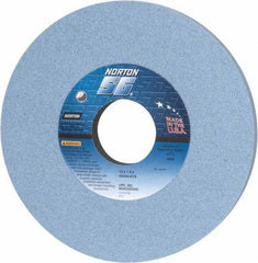 Norton - 12" Diam x 3" Hole x 1" Thick, K Hardness, 60 Grit Surface Grinding Wheel - Ceramic, Type 1, Medium Grade, 2,070 Max RPM, Vitrified Bond, No Recess - Industrial Tool & Supply