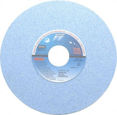 Norton - 7" Diam x 1-1/4" Hole x 1/2" Thick, I Hardness, 46 Grit Surface Grinding Wheel - Ceramic, Type 1, Coarse Grade, 3,600 Max RPM, Vitrified Bond, No Recess - Industrial Tool & Supply