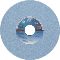 Norton - 7" Diam x 1-1/4" Hole x 1/2" Thick, J Hardness, 46 Grit Surface Grinding Wheel - Ceramic, Type 1, Coarse Grade, 3,600 Max RPM, Vitrified Bond, No Recess - Industrial Tool & Supply