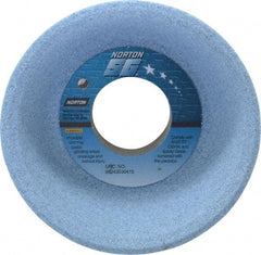 Norton - 4" Diam, 1-1/4" Hole Size, 1-1/2" Overall Thickness, 60 Grit, Type 11 Tool & Cutter Grinding Wheel - Medium Grade, Ceramic, J Hardness, Vitrified Bond, 5,730 RPM - Industrial Tool & Supply