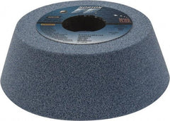 Norton - 5" Diam, 1-1/4" Hole Size, 1-3/4" Overall Thickness, 60 Grit, Type 11 Tool & Cutter Grinding Wheel - Medium Grade, Ceramic, K Hardness, Vitrified Bond, 4,585 RPM - Industrial Tool & Supply