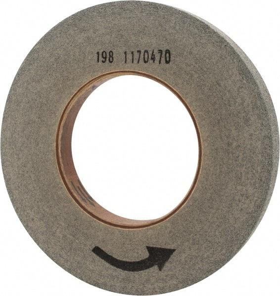 Norton - 10" Diam, 1" Face Width, 5" Center Hole, Fine Grade, Silicon Carbide Deburring Wheel - Convolute, Hard Density 9 Grade, 2,500 RPM - Industrial Tool & Supply